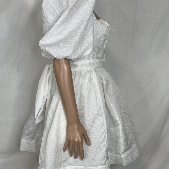 BHLDN Women's Dress Mini Back Lace Size M White - Picture 10 of 10